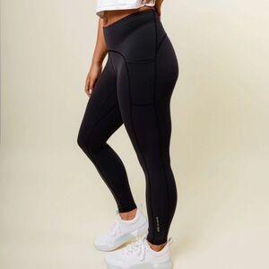 Women's Black While On Earth Legging